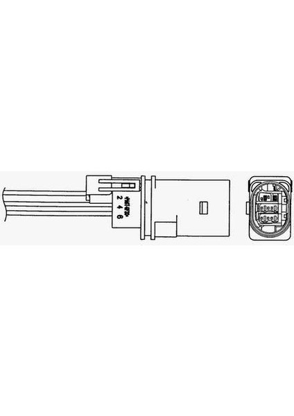 Ngk  -0028 Oksijen Sensörü LZA07-V4 Passat 1.6 05-10 725MM