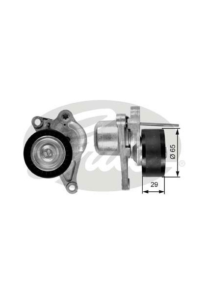GAT-T38311 Alternatör Gergi Rulmanı Kütüklü Master Iıı-...