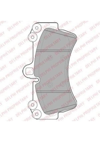 Delphı DEL-LP1997 Ön Balata Vw Touareg 3.2 V6 02-06 3.6 V6 Fs...