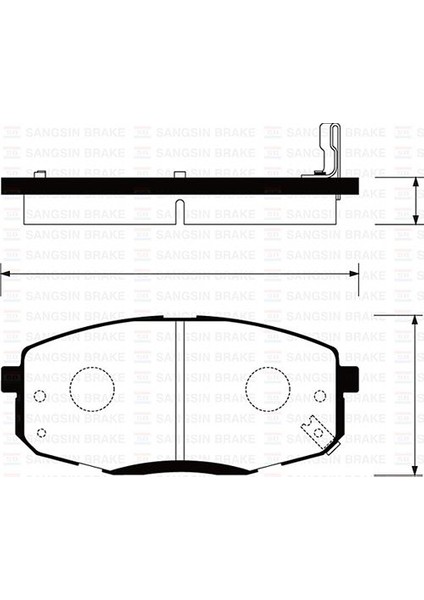 Sangsıng  SNG-SP1240 Ön Balata Hyundaı I30 1.4-1.6-2.0-1.6 Crd...