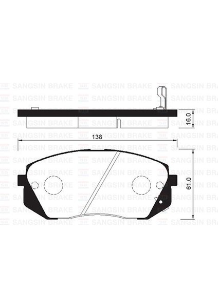 Sangsıng  SNG-SP1196 Ön Balata Hyundaı İX35 2.0-2.0 Crdi 10 Ca...