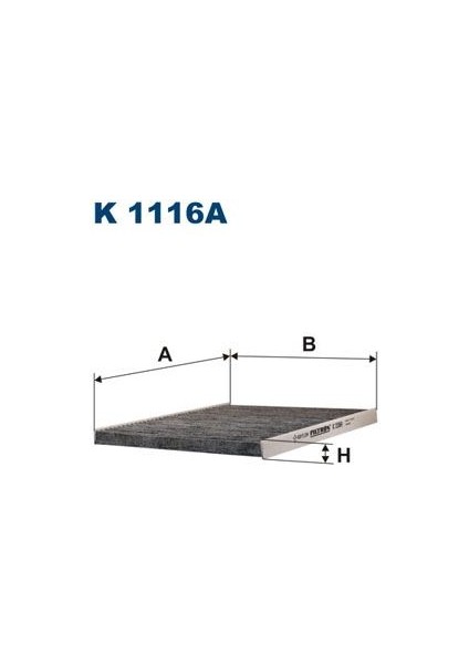 Fıltron  FTR-K1116A Kabin Filtresi Alfa Romeo 166-LANCİA Kappa