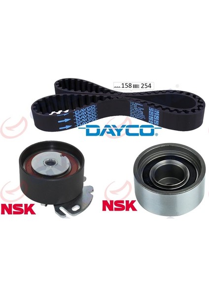 GVA-59T2140D Eksantrik Gergi Kiti 158×254 Brava 95-01 -Do...