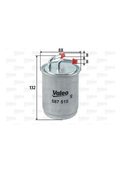 VAL-587510 Yakıt Filtresi Cordoba-Ibıza Iv-V 02-09 Polo...