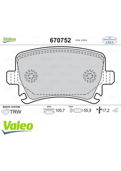 VAL-670752 Arka Balata Passat-Cc-Caddy-Golf5-Golf6-Jett...