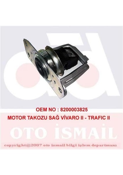 cm  M-11140 x Motor Takozu Sol Trafıc Iı-Vıvaro Iı 1.9dcı-2....