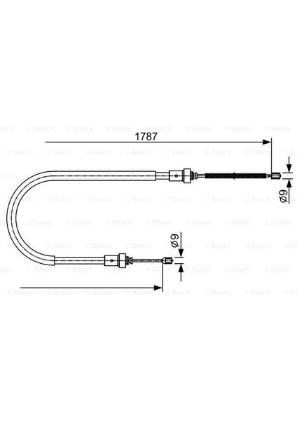BOS-1987482410 Fren Teli. 1787 mm