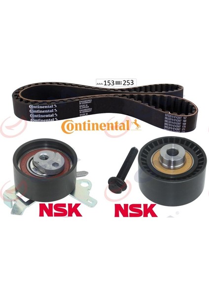 GVA-59T4320 Eksantrik Gergi Kiti 153×254 P206-307-406-407...