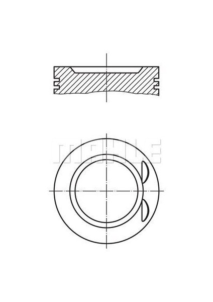 MAH-022 06 01 Motor Piston Segman Lgn-Mgn-Clıo Iı 1.6 1...