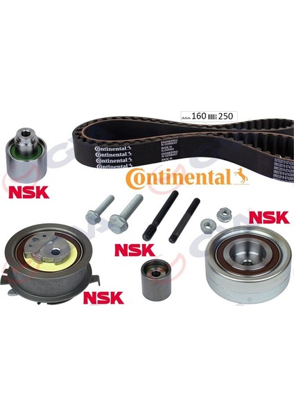 GVA-59T7575 Triger Seti Crafter-T6-A3-Jetta-Caddy-Polo-Pa...