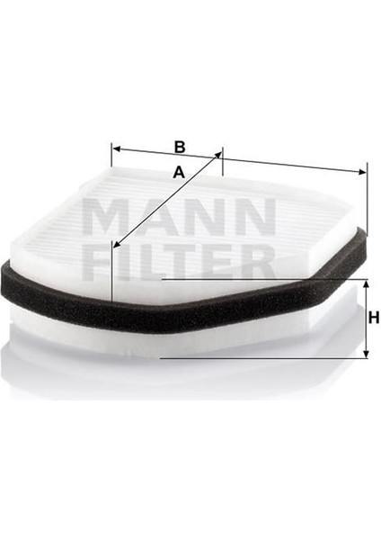 MAN-CU2897 Polen Fıltresı Mercedes W202 C208 W210 R170
