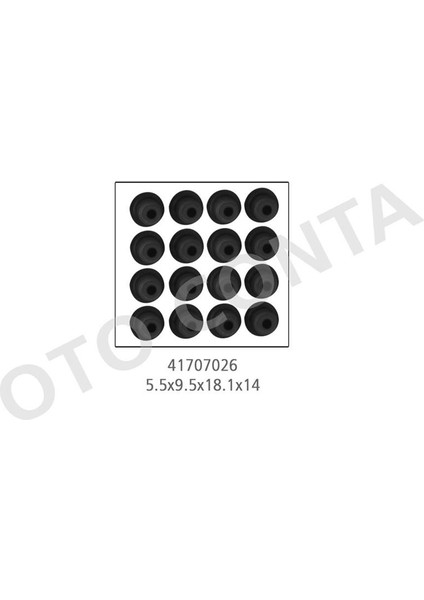 OTC-41707026 Subap Lastiği 16ADET Partner-Berlıngo-...