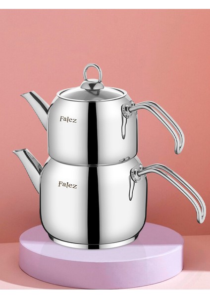 Nehir Mini Boy Çelik Çaydanlık Takımı fiyatları