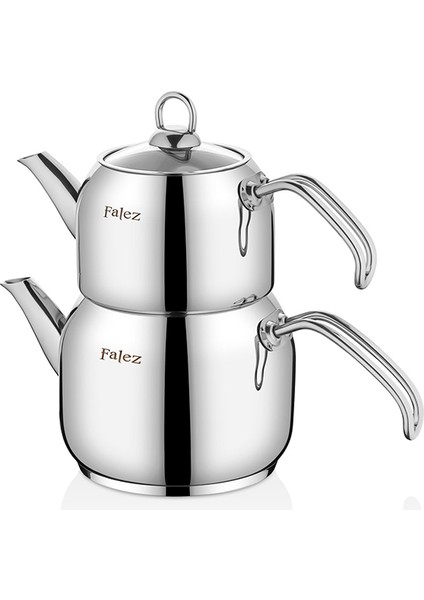 Nehir Mini Boy Çelik Çaydanlık Takımı modelleri