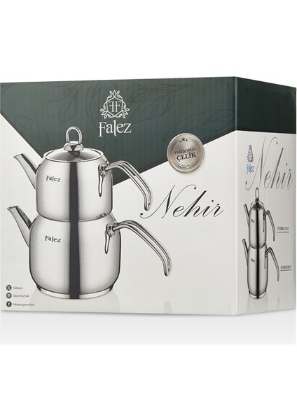 Nehir Mini Boy Çelik Çaydanlık Takımı