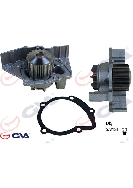 GVA-5243320 Devirdaim Su Pompası 205 305 306 Em 405 / Bx Zx