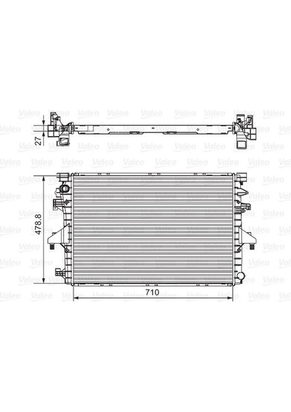 VAL-701654 Radyatör Transporter 2.0l