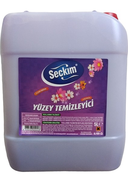 Yüzey Temizleyici Lavanta 5 Litre