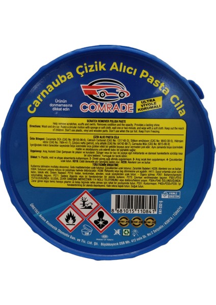 Çizik Giderici Pasta Cila 300 gr