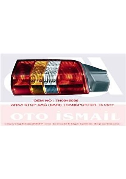 HLL-2SK008579-101 Stop Sağ Transporter T5 11/03-11/09-M...