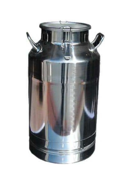 50 Litre Paslanmaz Çelik Kilitli Kapak Süt Güğümü