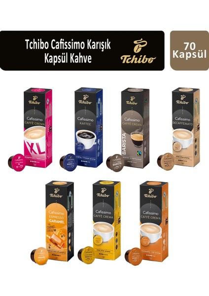 Cafissimo Karışık Kapsül Paketi 70 Kapsül fiyatları
