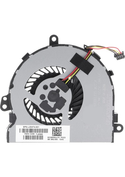 Cpu Soğutma Fanı 15-Da 15-Db 15-Dı 15- 15Q-DX 15T-250 255 256 G7 Dizüstü Bilgisayar Soğutucu Fan (Yurt Dışından)