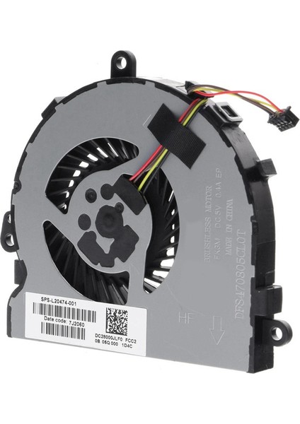 Cpu Soğutma Fanı 15-Da 15-Db 15-Dı 15- 15Q-DX 15T-250 255 256 G7 Dizüstü Bilgisayar Soğutucu Fan (Yurt Dışından) modelleri
