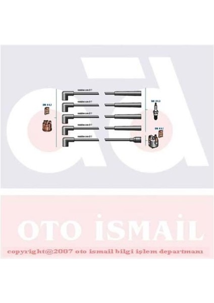 DOD-7740 Buji Kablosu Favorit