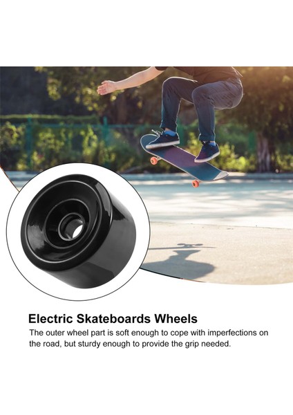 Longboard Elektrikli Kaykay Lastikleri 90MM Pu 78A Darbeye Dayanıklı Tekerlekler E-Kaykay Yedek Aksesuarlar Yedek Parçalar (Yurt Dışından) fırsatları