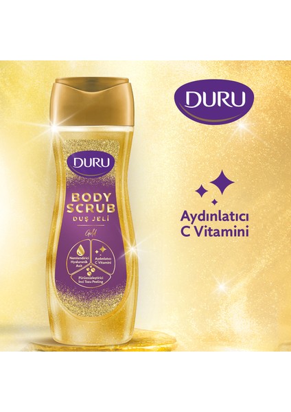 Body Scrub Gold Duş Jeli 2X450 ml