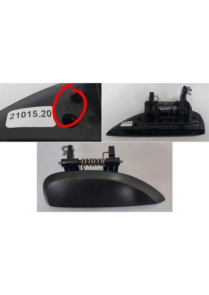 Kapı Dış Açma Kolu Sağ 806067028R Symbol Logan Iı Sandero Iı 2012->