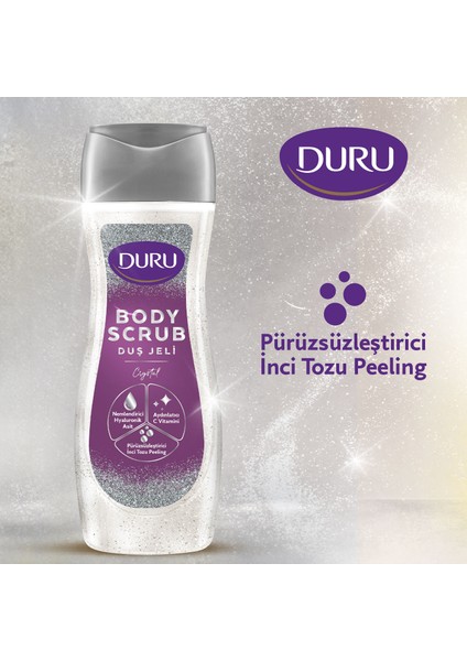 Body Scrub Crystal Duş Jeli 2X450 ml