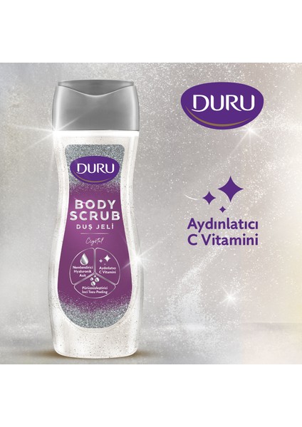 Body Scrub Crystal Duş Jeli 2X450 ml