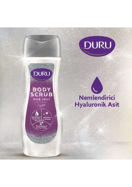 Body Scrub Crystal Duş Jeli 2X450 ml