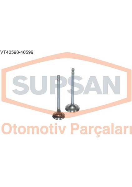 SUS-TV-40598-40599 Subap Emme Eksoz Elantra 1.6 16V/AC...