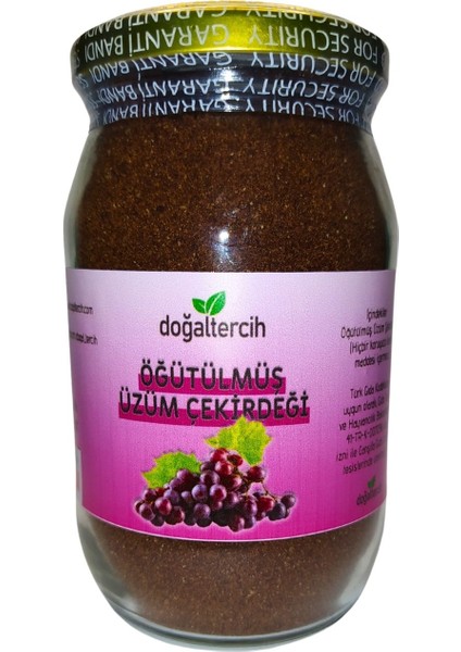 Öğütülmüş Siyah Üzüm Çekirdeği 200 gr