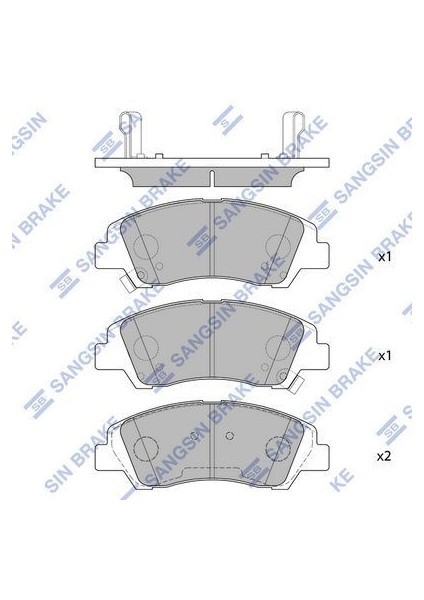 Sangsıng  SNG-SP1719 Ön Balata Hyundaı I10 1.0-1.2 13
