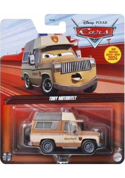 Cars Tekli Karakter Araçlar - Carrinho Miniatura Tony Motorfelt Htx96