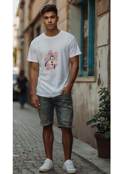 Erkek Baskılı T-Shirt Erkek Tişört