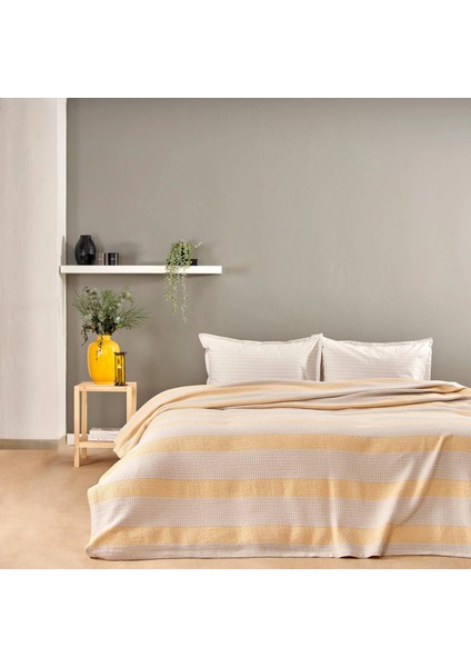 Natural Dreams Softly Pike Takımı Motto Sarı Tek Kişilik