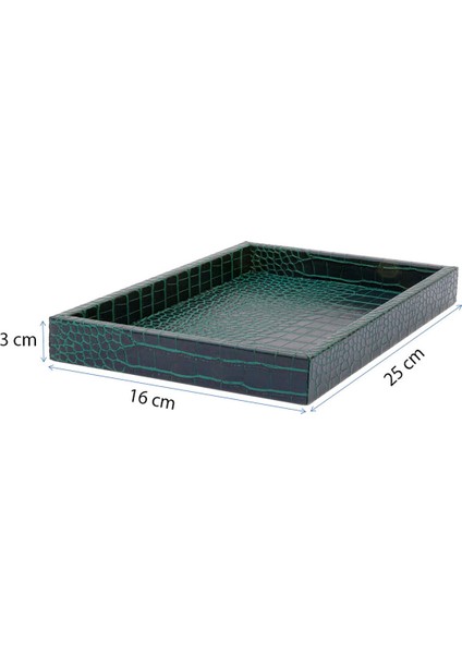 Matte Crocodile Green-Small