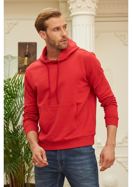 Erkek 3 Iplik Şardonlu Bol Kesim Sweatshirt fırsatları