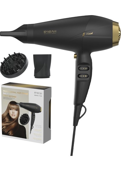 P 340 2400W Iyonik Profesyonel Saç Kurutma Makinesi Salon Tipi