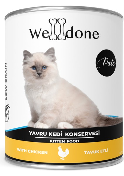 Tavuklu Yavru Kedi Konservesi 400 gr