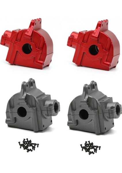 Metal Dalga Kutusu Dişli Kutusu Kabuk Kapağı Diferansiyel Konut 144001-1254 Wltoys 144001 1/14 Rc Araba Parçaları, Titanyum 2 Adet (Yurt Dışından)