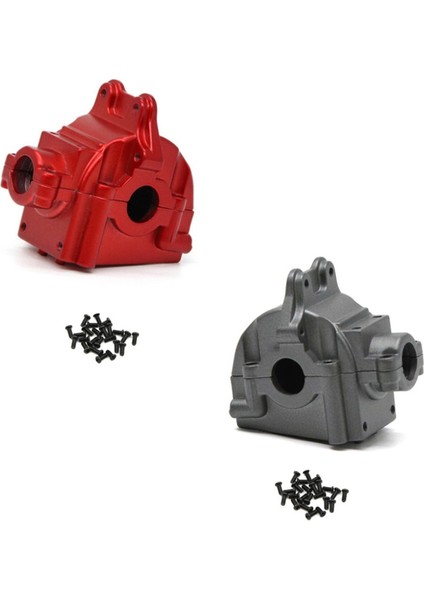 Metal Dalga Kutusu Dişli Kutusu Kabuk Kapağı Diferansiyel Konut 144001-1254 Wltoys 144001 1/14 Rc Araba Parçaları, Titanyum 2 Adet (Yurt Dışından)