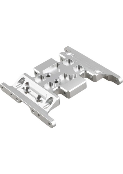 1/10 Alüminyum Alaşımlı Cnc Dişli Kutusu Montaj Braketi 1/10 Rc Parça Eksenel SCX10 D90 D110 Gümüş (Yurt Dışından)