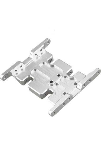 1/10 Alüminyum Alaşımlı Cnc Dişli Kutusu Montaj Braketi 1/10 Rc Parça Eksenel SCX10 D90 D110 Gümüş (Yurt Dışından)