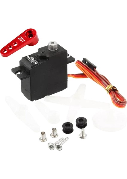 PDI-1181MG Servo 18G 3.5 kg Metal Dişli Dijital Servo ve Metal Servo Kolu Wpl C14 C24 Mn D90 MN99S Rc Araba Yükseltme Parçaları (Yurt Dışından)